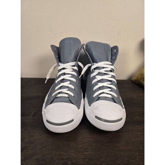 Converse Jack Purcell Jack Mid Leather Cool Grey Men\'s Shoes Size 9 main image 9